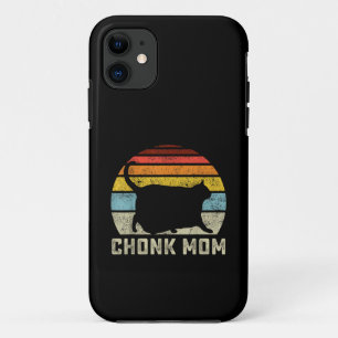 Chonk Cat Mum Scale Meme Funny Retro Style Mummy C Case-Mate iPhone Case