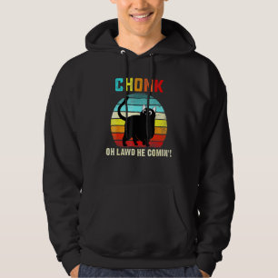 Chonk Cat Scale Meme Retro Cats Memes Hoodie