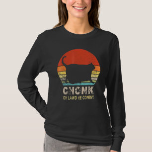 Chonk Cat Scale Meme Retro Vintage Cats Memes 1 T-Shirt