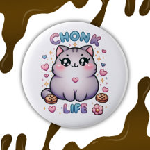 CHONK LIFE CAT - Kawaii Style Cute Cat