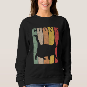Chonk Scale Cat Meme Chonky Chonk Memes Sweatshirt