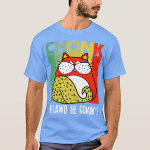 Chonk Scale Fat Cat Meme T-Shirt