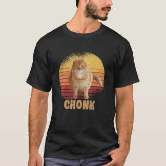 Chonk Vintage Scale Cat Meme | Cat Mum | Cat Dad | T-Shirt