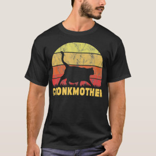 Chonkmother Fat Cat Mum Cat Mother Gifts T-Shirt