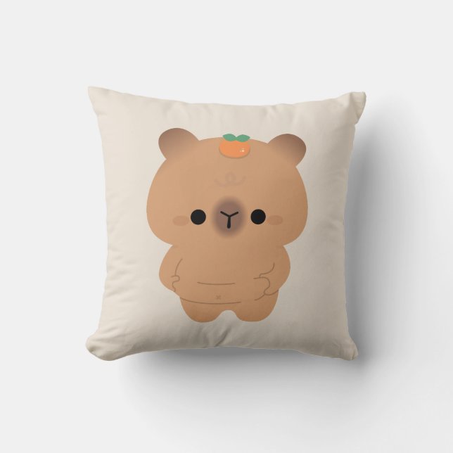 Chonky Capybara Cushion (Front)