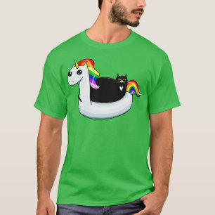 Chonky Cat Pool Time T-Shirt