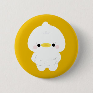 Chonky Duck 6 Cm Round Badge