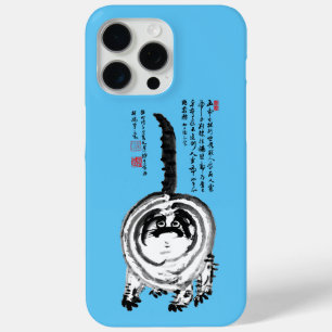 Chonky Striped Japanese Tabby Cat iPhone 15 Pro Max Case