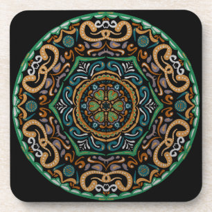 Chons Da Mandala (Customisable Background) Coaster