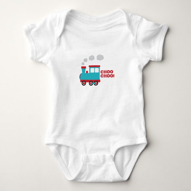 Choo Choo! Baby Bodysuit (Front)