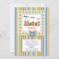 Choo Choo Invitation