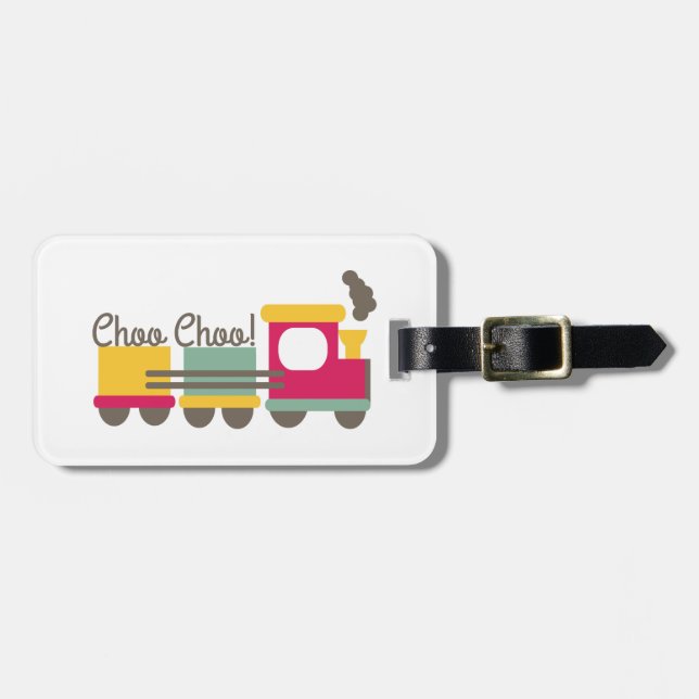 Choo Choo Luggage Tag (Front Horizontal)