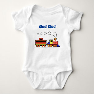 Choo Choo Train Baby Bodysuit