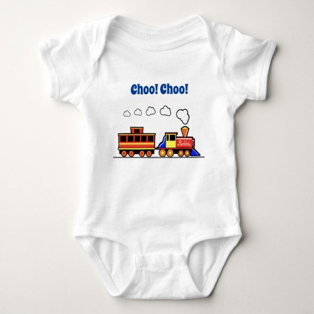 Choo Choo Train Baby Bodysuit (Front)