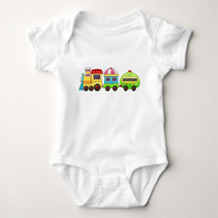 Choo Choo Train Baby Bodysuit