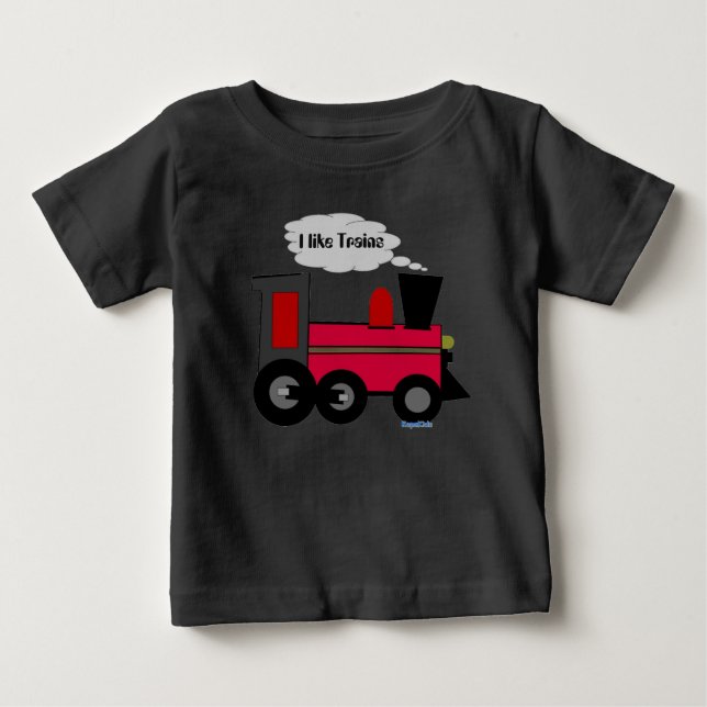 Choo Choo Train Baby T-Shirt (Front)
