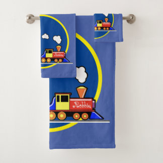 Choo Choo Train Bath Towel Set