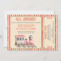 Choo Choo Train Birthday Invite – Train Party them