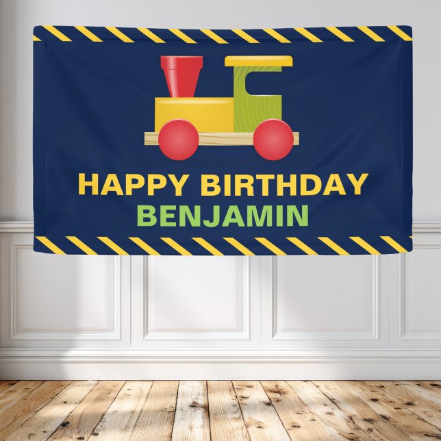 Choo Choo Train Birthday Party Banner (Creator Uploaded)