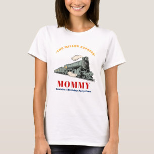 Choo Choo Train Mummy Kids Birthday T-Shirt