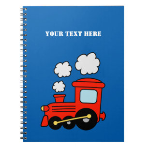 Choo choo train notebook kids School supplies