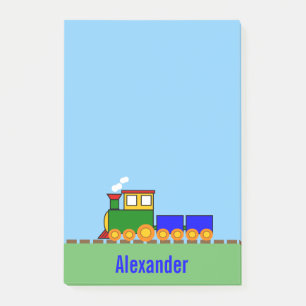 Choo-Choo Train Post-it Notes
