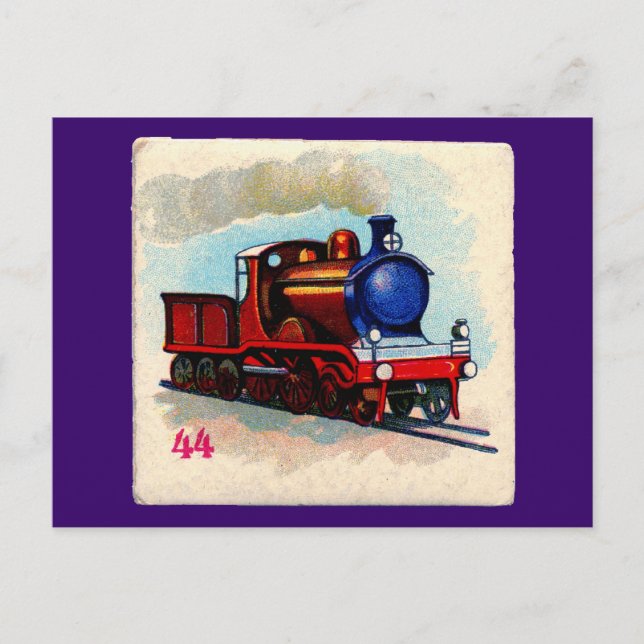 choo choo train postcard (Front)