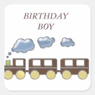 Choo Choo Train Square Sticker