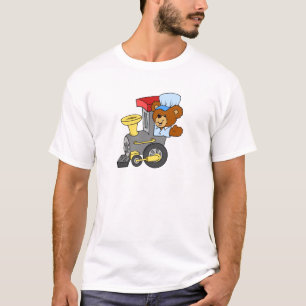 Choo Choo Train Teddy Bear T-Shirt
