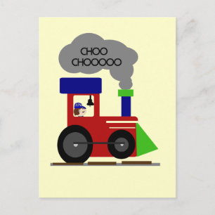 Choo Choo Train tshirts and Gifts Postcard