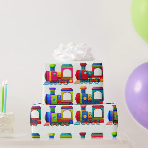 Choo Choo Train Wrapping Paper