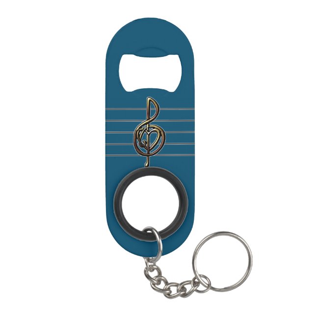 Choose a Colour Embossed Look Treble Clef and Hear (Back)