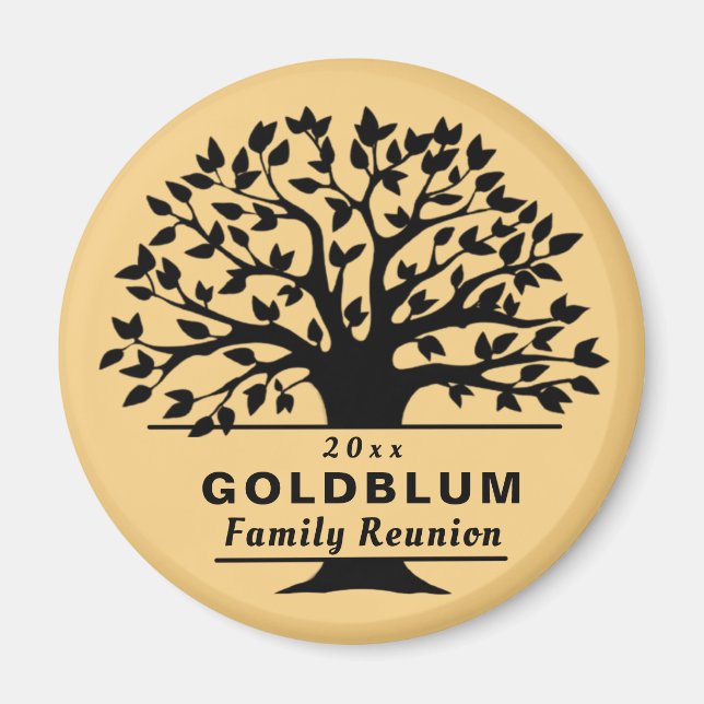 Choose a Colour Family Reunion Gift Souvenir Magnet (Front)
