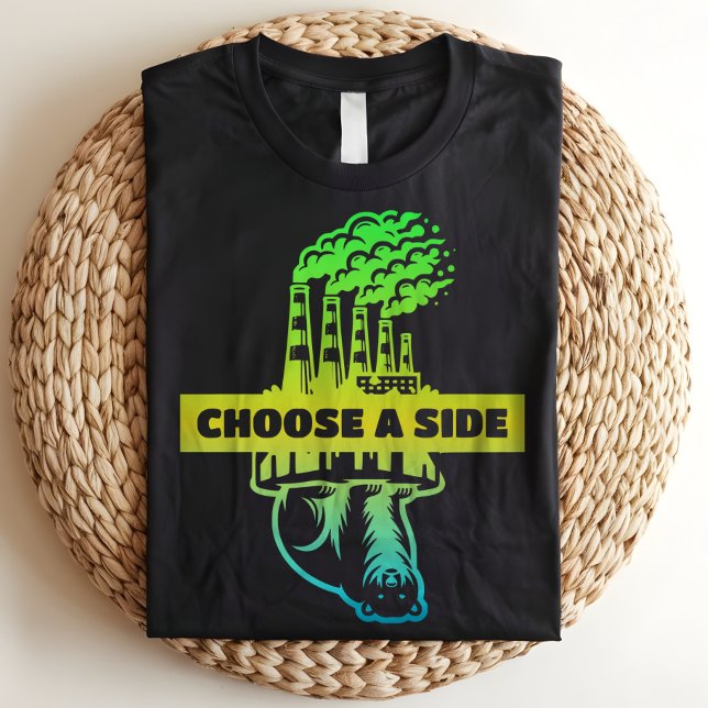 Choose a Side Environmental Awareness Activist Tri-Blend Shirt (Creator Uploaded)