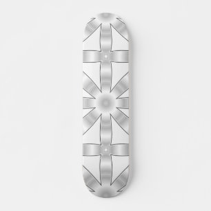 Choose Any Color Repeated Star Pattern Skateboard