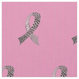Choose Any Colour Cancer Disease Awareness Ribbon Fabric