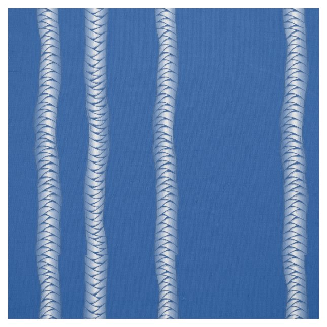 Choose Any Colour Hand Drawn Braid Stripes Fabric (Swatch)