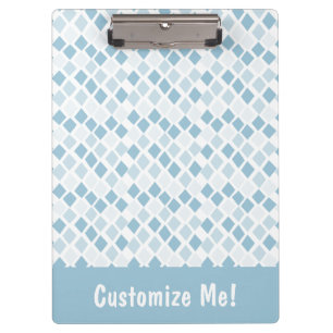 Choose Any Colour Harlequin Diamonds Pattern Clipboard