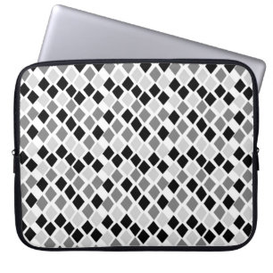 Choose Any Colour Harlequin Diamonds Pattern Laptop Sleeve