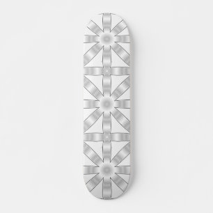 Choose Any Colour Repeated Star Pattern Skateboard