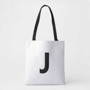 Choose Any Letter   Font: Open Sans Condensed Bold Tote Bag