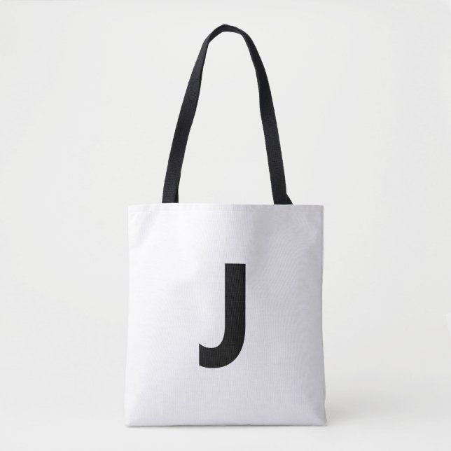 Choose Any Letter | Font: Open Sans Condensed Bold Tote Bag (Front)