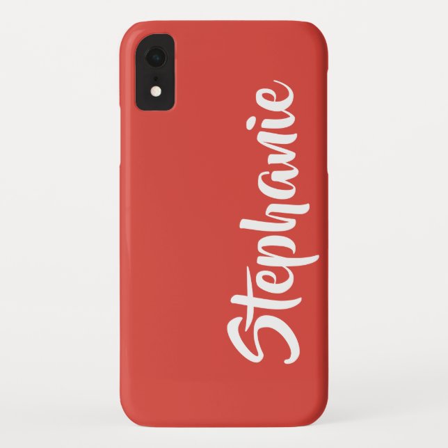 Choose Colour Personalised iPhone XR, XS, XS Max Case-Mate iPhone Case (Back)