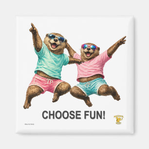 Choose Fun Otter Duo Magnet