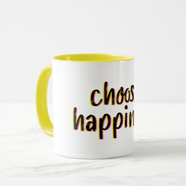 Choose Happiness #13 Mug (Front Left)