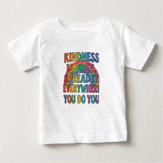 Choose Happiness – Colorful Positive Quote Design  Baby T-Shirt