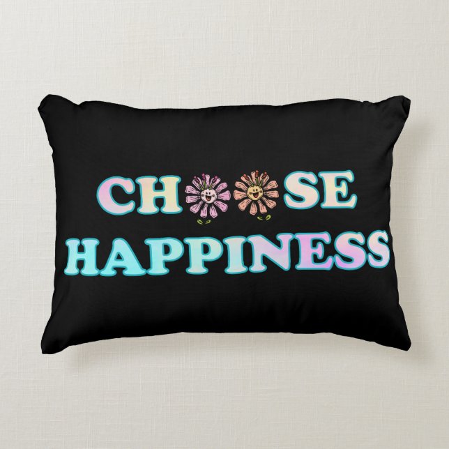 Choose Happiness Decorative Cushion (Front)