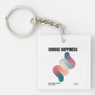 Choose Happiness Key Ring