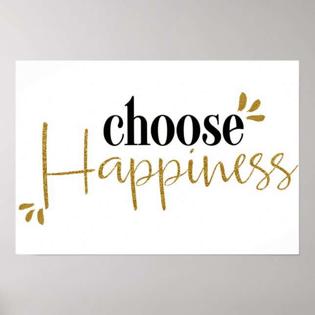 Choose Happiness Poster (Front)