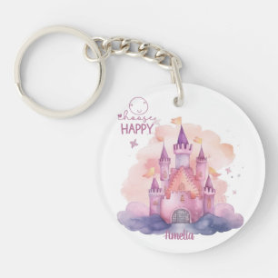 Choose happy key ring